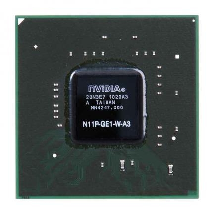 nVidia N11P-GE1-W-A3 (GeForce GT 330M) Wymiana na nowy, naprawa, lutowanie BGA